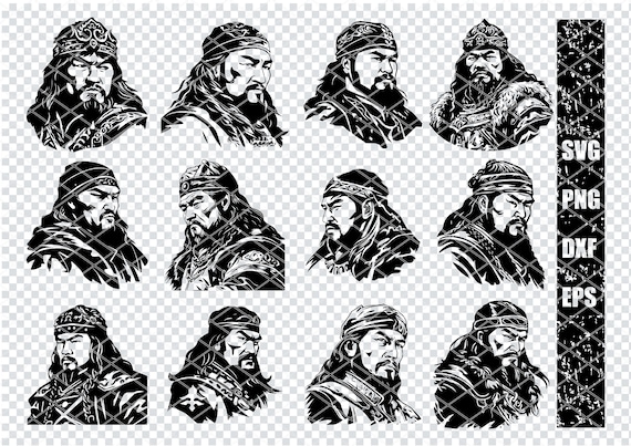 チンギス ハーン モンゴル SVG、クリカット用チンギス ハーン モンゴル