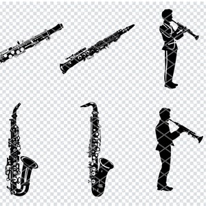 CLARINET SVG, CLARINET Svg Files For Cricut, Clarinet Clipart, Laser Cut Files