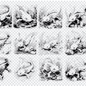 SALAMANDER SVG, SALAMANDER Svg Files For Cricut, Salamander Clipart, Laser Cut Files