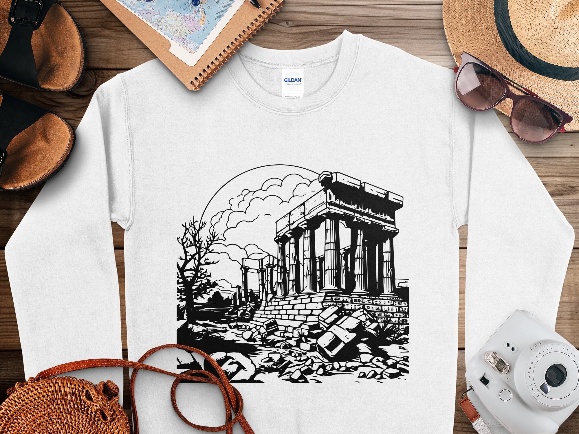ANCIENT ROMAN RUINS Svg, Roman Forum Ruins Svg Files for Cricut, Roman ...