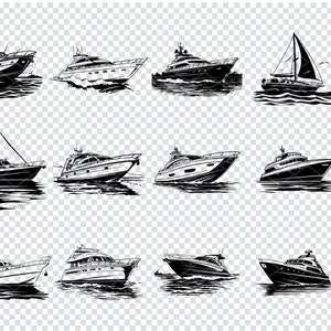 LUXURY YACHT SVG, Luxury Yacht Svg Files For Cricut, Luxury Yacht Svg Clipart, Laser Cut Files