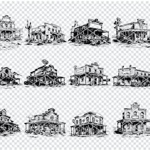WILD WEST SALOON Svg, Wild West Bar Svg Files  For Cricut, Wild West Pub Clipart, Laser Cut Files