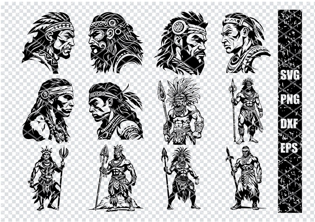 NATIVE HAWAIIAN WARRIOR Svg, Polynesian Warrior Svg Files for Cricut ...