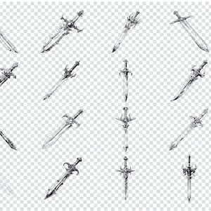 FANTASY SWORD SVG, Fantasy Sword Svg Files For Cricut, Fantasy Sword Clipart, Laser Cut Files