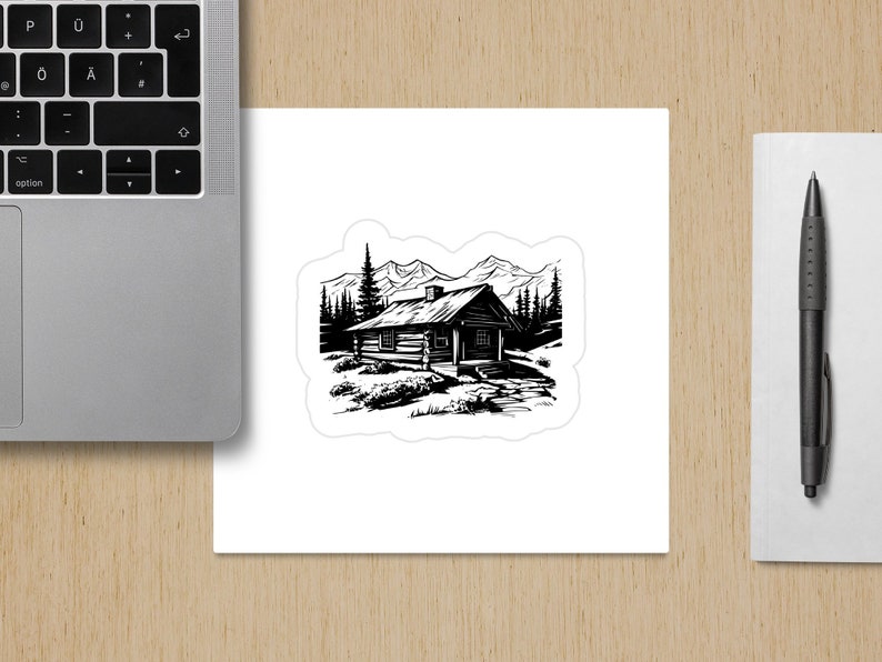 RUSTIC LOG CABIN Svg, Rustic Forest House Svg Files for Cricut ...