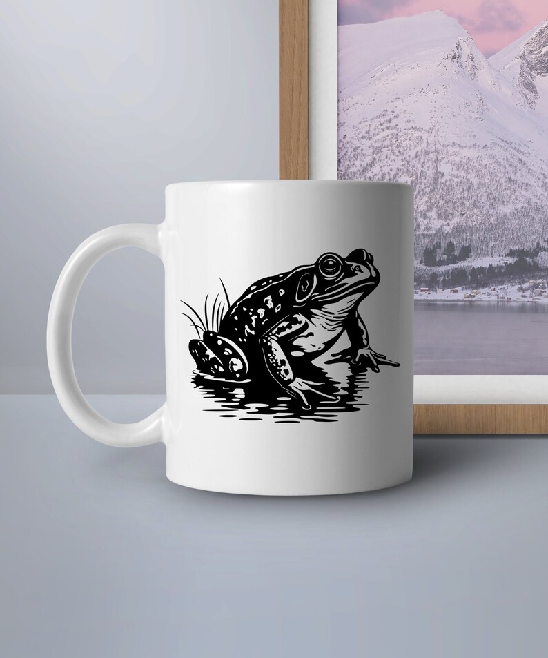 AMERICAN BULLFROG SVG, Amphibian Bullfrog Svg Files for Cricut, Pond ...