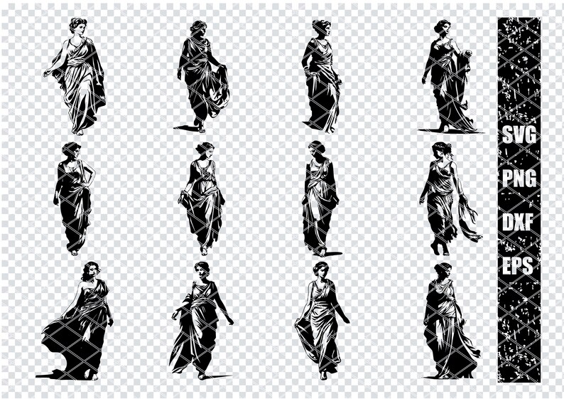 ANCIENT ROMAN WOMAN Svg, Roman Woman Svg Files for Cricut, Noble ...