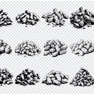 GROUNDNUT PEANUT SVG, Peanut Svg Files For Cricut, Peanut Snack Clipart, Laser Cut Files