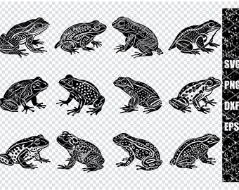 AFRICAN DWARF FROG Svg, African Dwarf Frog Svg Files For Cricut, Exotic Pet Frog Clipart, Laser Cut Files