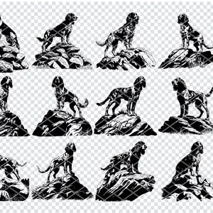 ENGLISH SPRINGER SPANIEL Svg, Spaniel Hunting Dog Svg Files For Cricut, Laser Cut Files