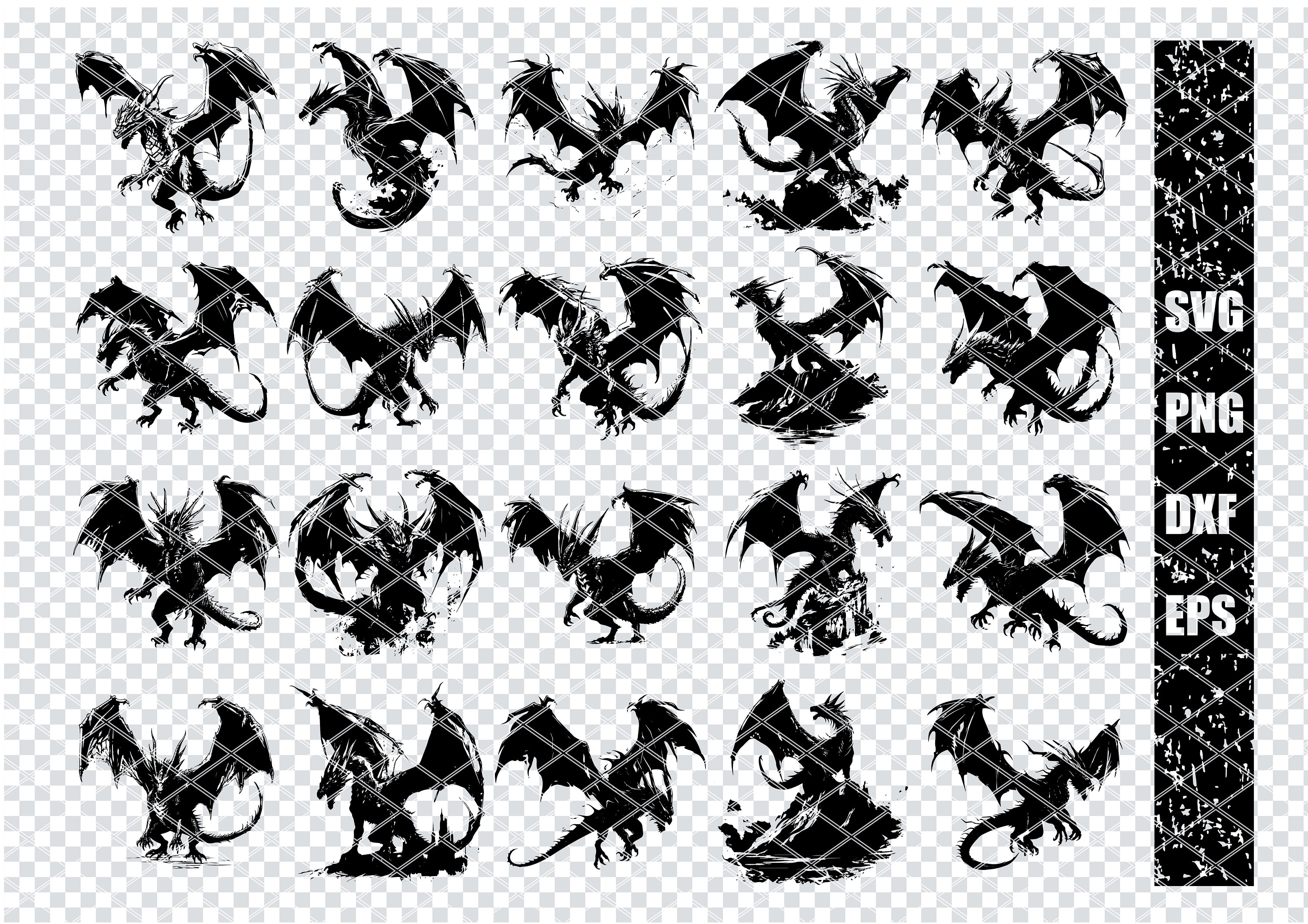 FLYING DRAGON SVG, Flying Dragon Svg Files for Cricut, Flying Dragon ...