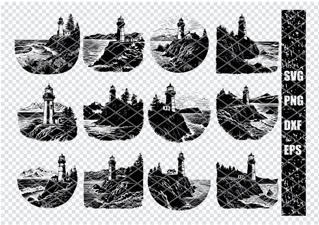thumbnail image 2 of Oregon Stickers Oregon Coast Sticker - Heceta Head -Cut Vinyl Decal, Waterproof For Cars & Bottles Lighthouse Die 2 of 9