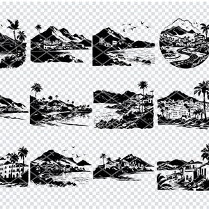 ISOLE CANARIE SPAGNA Svg, file Svg delle Isole Canarie di Tenerife per Cricut, Clipart delle Isole Canarie, File tagliati al laser