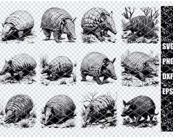 ARMADILLO SVG, ARMADILLO Svg Files For Cricut, Armadillo Clipart, Laser Cut Files