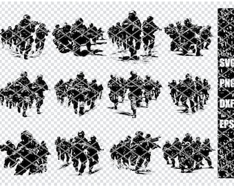 US POLICE SWAT Svg, Swat Tactical Team Svg Files For Cricut, Police Tactical Unit Clipart, Laser Cut Files