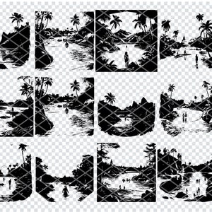 BLUE LAGOON ISLANDA Svg, file Svg geotermici Blue Lagoon per Cricut, Blue Lagoon Natural Spa Clipart, file tagliati al laser