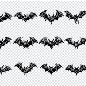 LATAJĄCY WAMPIRY NIETOPERZ Svg, Straszne pliki gotyckie nietoperzy Svg dla Cricut, Nocny nietoperz Clipart, Pliki cięte laserowo