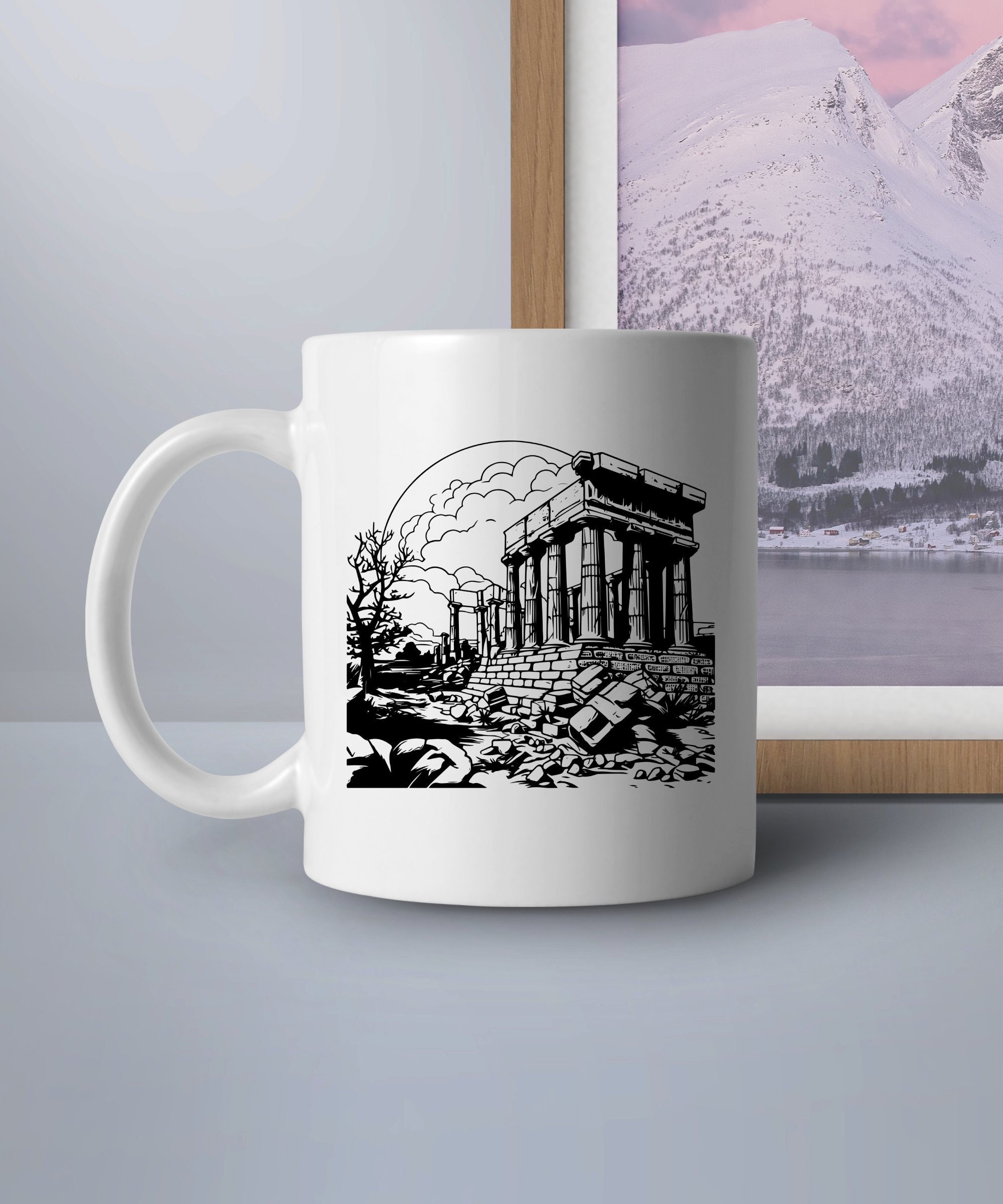 ANCIENT ROMAN RUINS Svg, Roman Forum Ruins Svg Files for Cricut, Roman ...