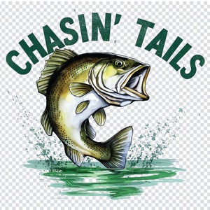 BASS FISHING ACUARELA Sublimación, Jumping Bass Acuarela Archivos Png, Fondo Transparente Png, Chasin' Tails Png