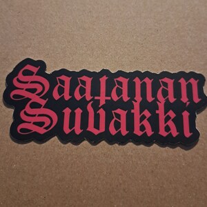 Saatanan Suvakki-tarrasetti, 3 kpl 3 pcs sticker set zdjęcie 2