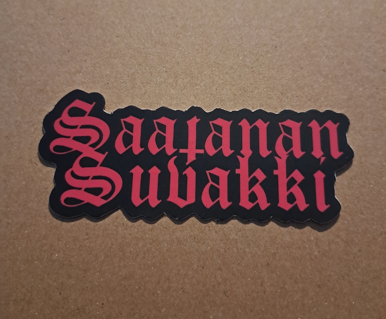 Saatanan Suvakki-tarrasetti, 3 kpl 3 pcs sticker set zdjęcie 2