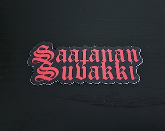 Saatanan Suvakki-tarrasetti, 3 kpl (3 pcs sticker set)
