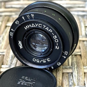SLR lens Industar 50-2 3.5/50 USSR M42 mount portrait ZENIT camera Digital