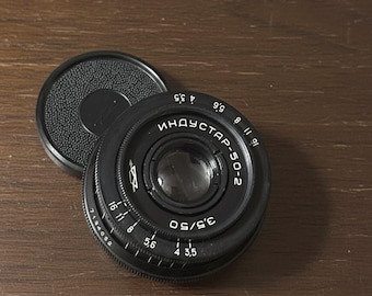 Vintage Industar 50-2 USSR Objektiv, M42 Bajonett, Bokeh Effekt