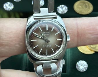 Vintage Oriosa Swiss Mechanical Watch  Incabloc  Women’s Classic Swiss Timepiece