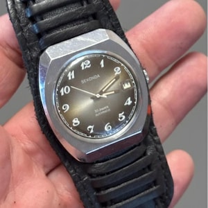 SEKONDA Automatic Mechanical Watch Men 30-Hour Military Style Vintage