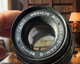Vintage Helios 44 M-6 58 mm f/2 Objektiv - Porträt Bokeh, Spiegelreflex von Zenit