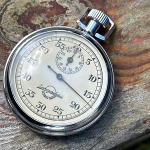 RUSSIA mechanical stopwatch USSR AGAT Zlatousovsky watch factory