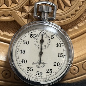 USSR stopwatch  rare In working order vintage stopwatch old stopwatch pocket watch rare stopwatches vintage watch