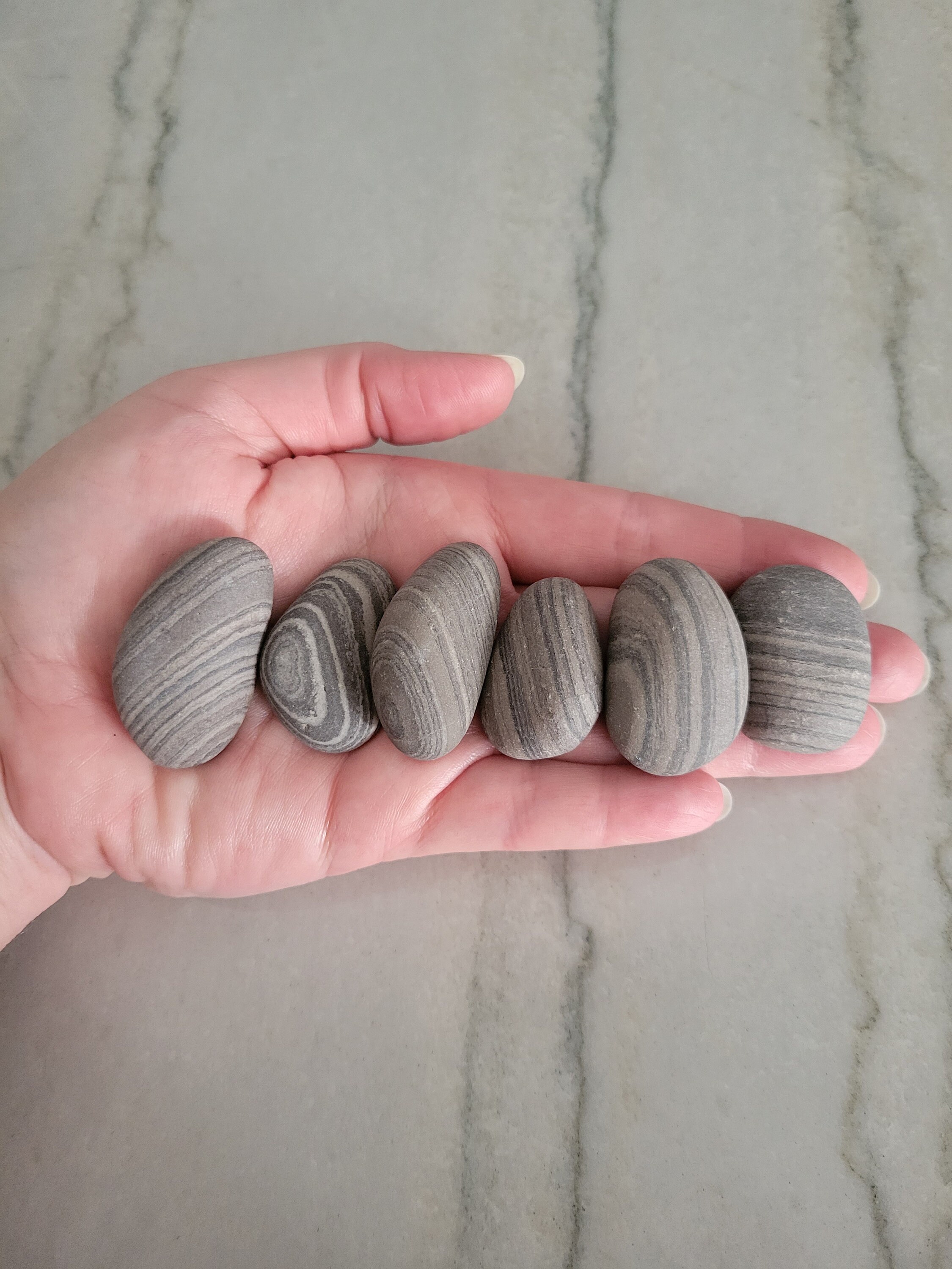 Striped Lightweight Rocks Striped Beach Rocks - Etsy