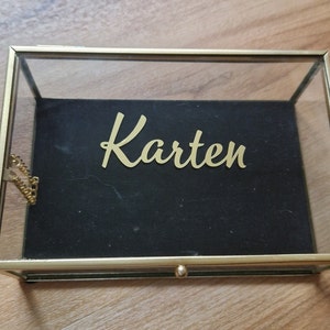 Karten Aufbewahrungsbox