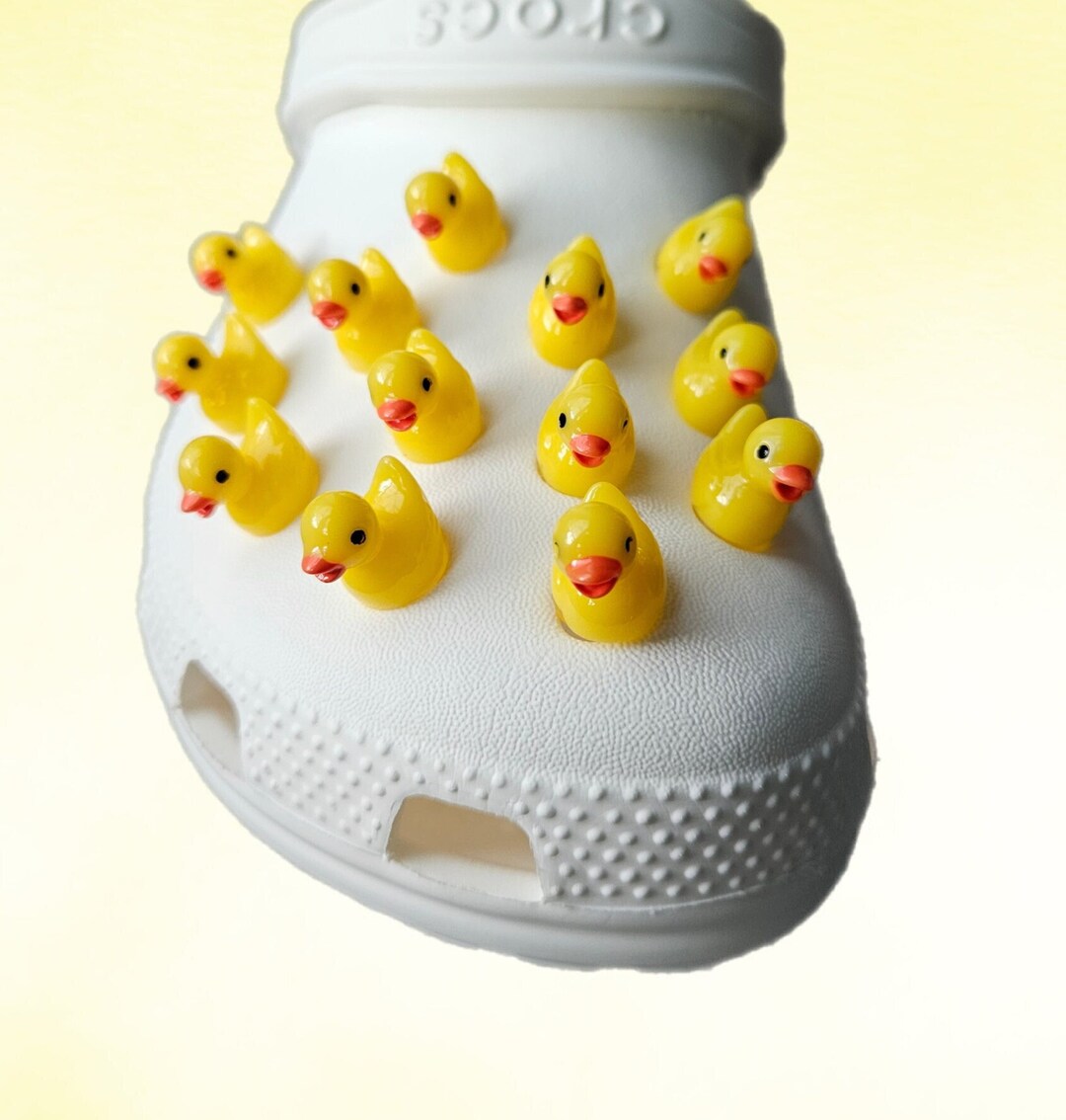 Duck Croc Charm Jibbitz Yellow Ducks Christmas Gifts Etsy Australia