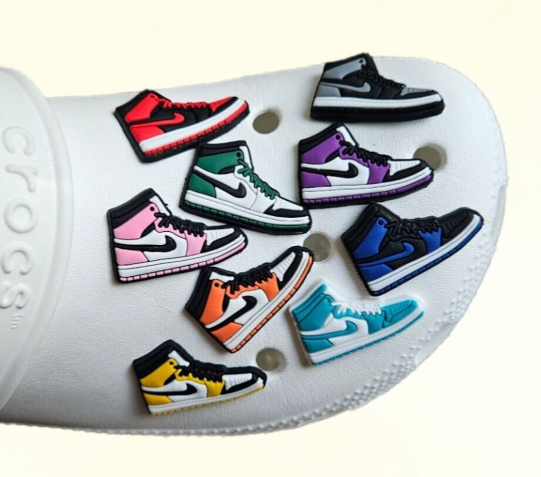 Trainer Croc Charm Jibbitz Nike Trainers Sneakers Jordans Etsy Canada