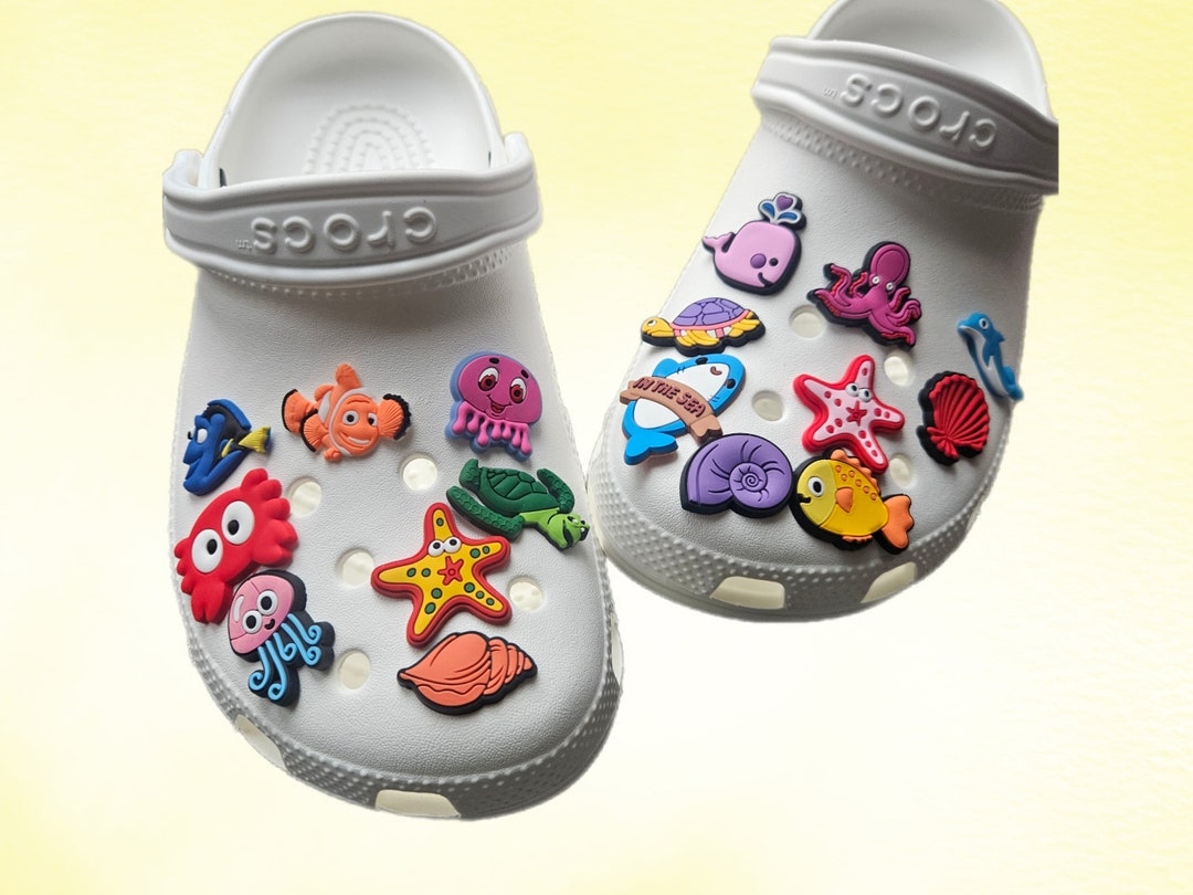 Sealife Fish Croc Charm Jibbitz Finding Nemo Dory Starfish Etsy