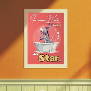 funny poster for the toilet, funny wall picture