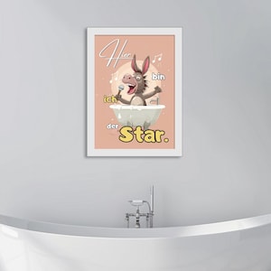 funny poster for the toilet, funny mural