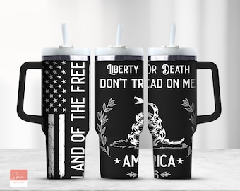 Don't Tread on Me 40 oz Tumbler lasergravure wrap, automotor 40 oz Tumbler wrap, Tumbler Laser Design, Tumbler Laser Engraved Svg