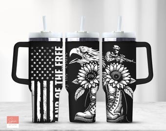 American Flag Tumbler Wrap Laser Design SVG (Digital Download)