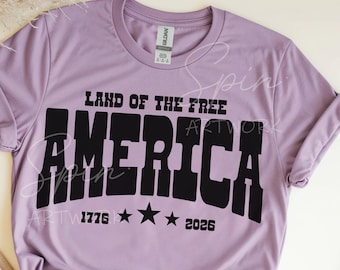 Retro America 1776 Semiquincentennial Shirt Design (Digital Download)