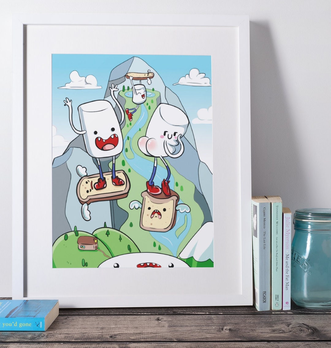 Marshmellow World Illustration Print 5 X 7 Print Set in the - Etsy