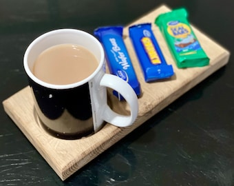 Personalised tea and biscuit board, Coffee and cake board, Treat board