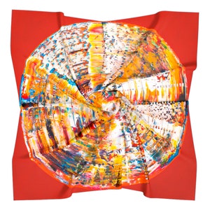 100% Silk Scarf | Hidden Treasure Print | All Season Accessory