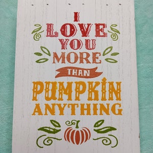 Pumpkin Spice Wooden Sign: Farmhouse Fall Decor