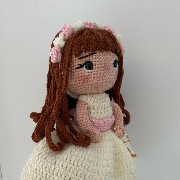 Amigurumi Muñeca Primera Comunión