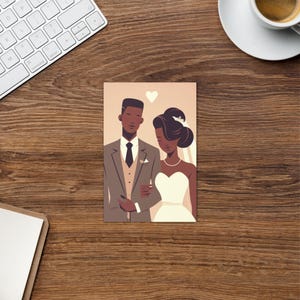 Carte de vœux mariage Soul