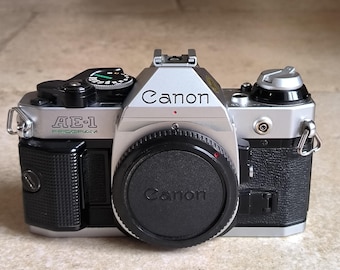 Vintage Canon AE-1 Program 50mm f/1.8 Kit Lens Film SLR